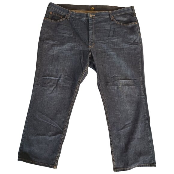 Lee Mens Dark Wash Jeans Size 48 x 30 Relaxed Fit Denim Casual - Picture 1 of 12